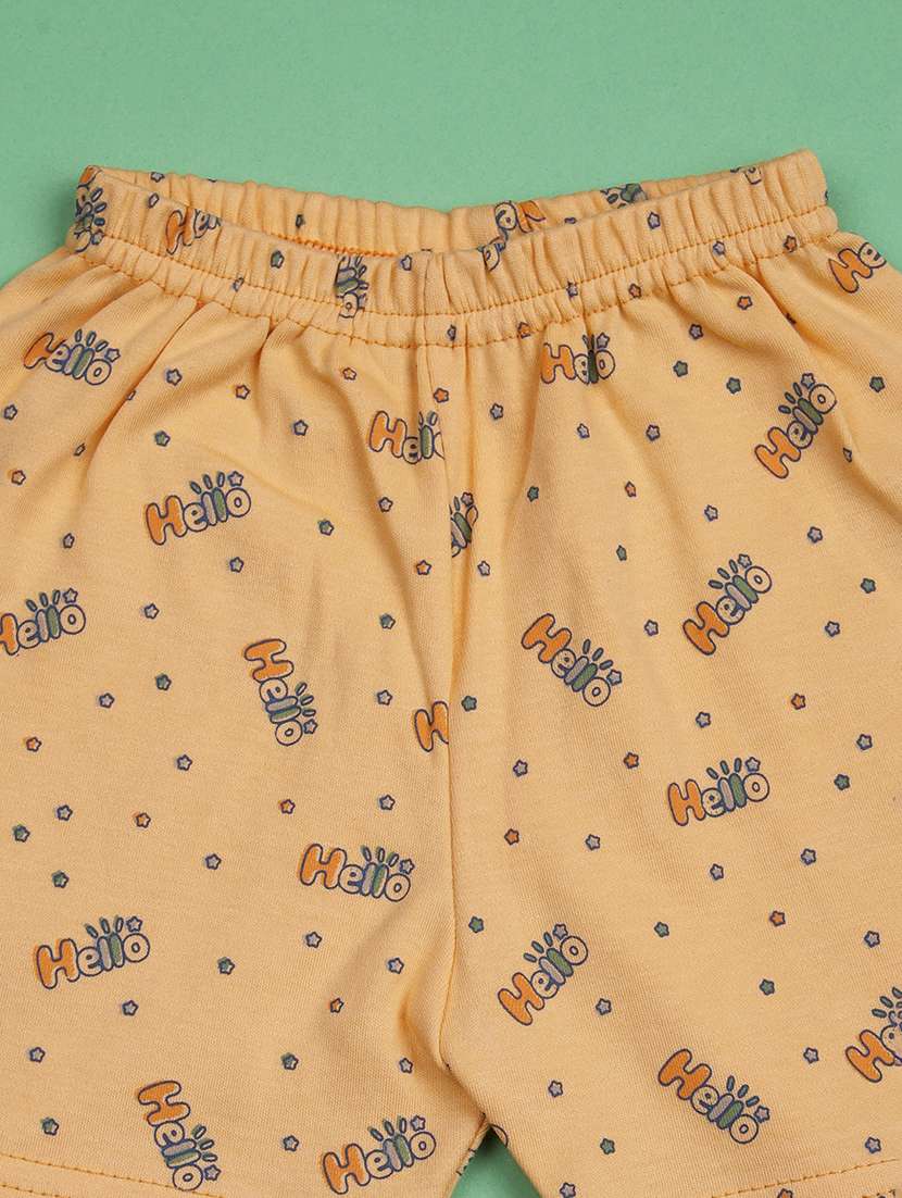 kids printed t-shirt and shorts co-ord set - 21957578 - Standard Image - 3