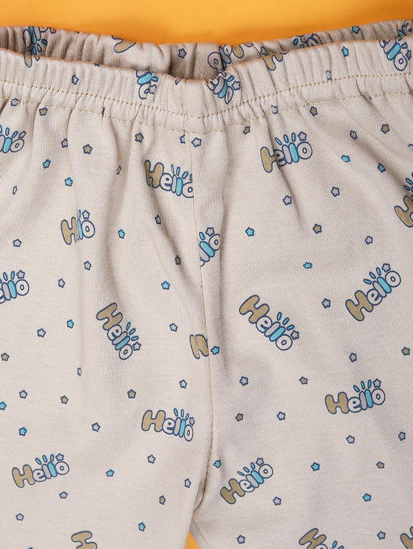 kids printed t-shirt and shorts co-ord set - 21957583 - Standard Image - 3