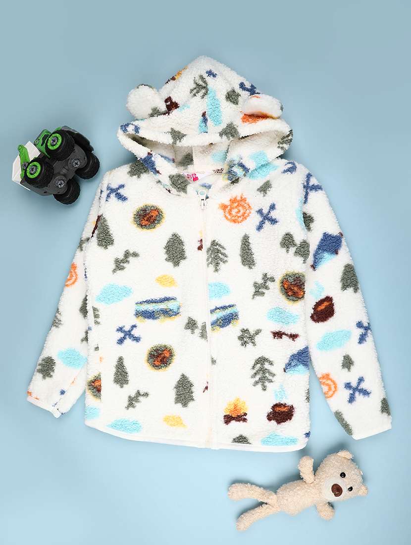 girls all over print long sleeve sweatshirt