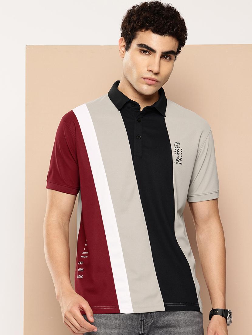 men front & back print round neck oversized t-shirt - 21957902 - Zoom Image - 0