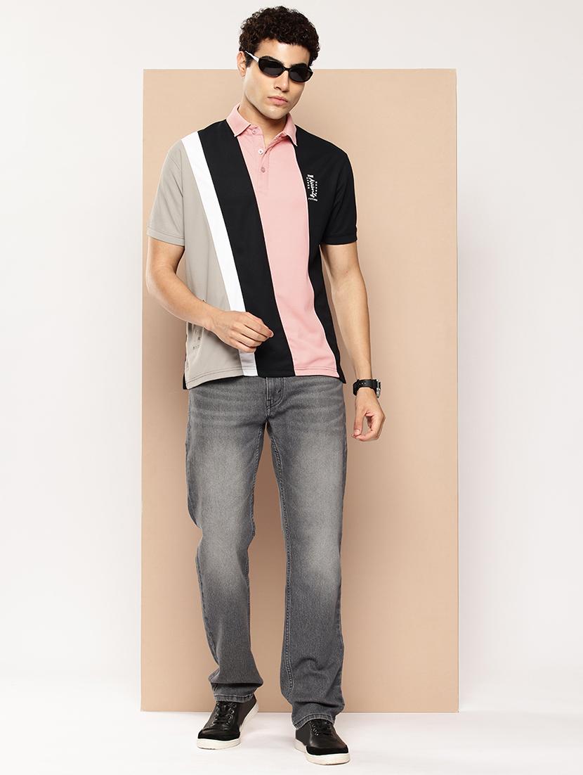 men front & back print round neck oversized t-shirt - 21957907 - Standard Image - 3