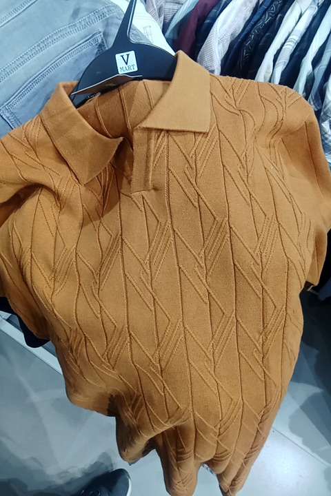 rust cotton tshirt - 21958153 - Zoom Image - 0