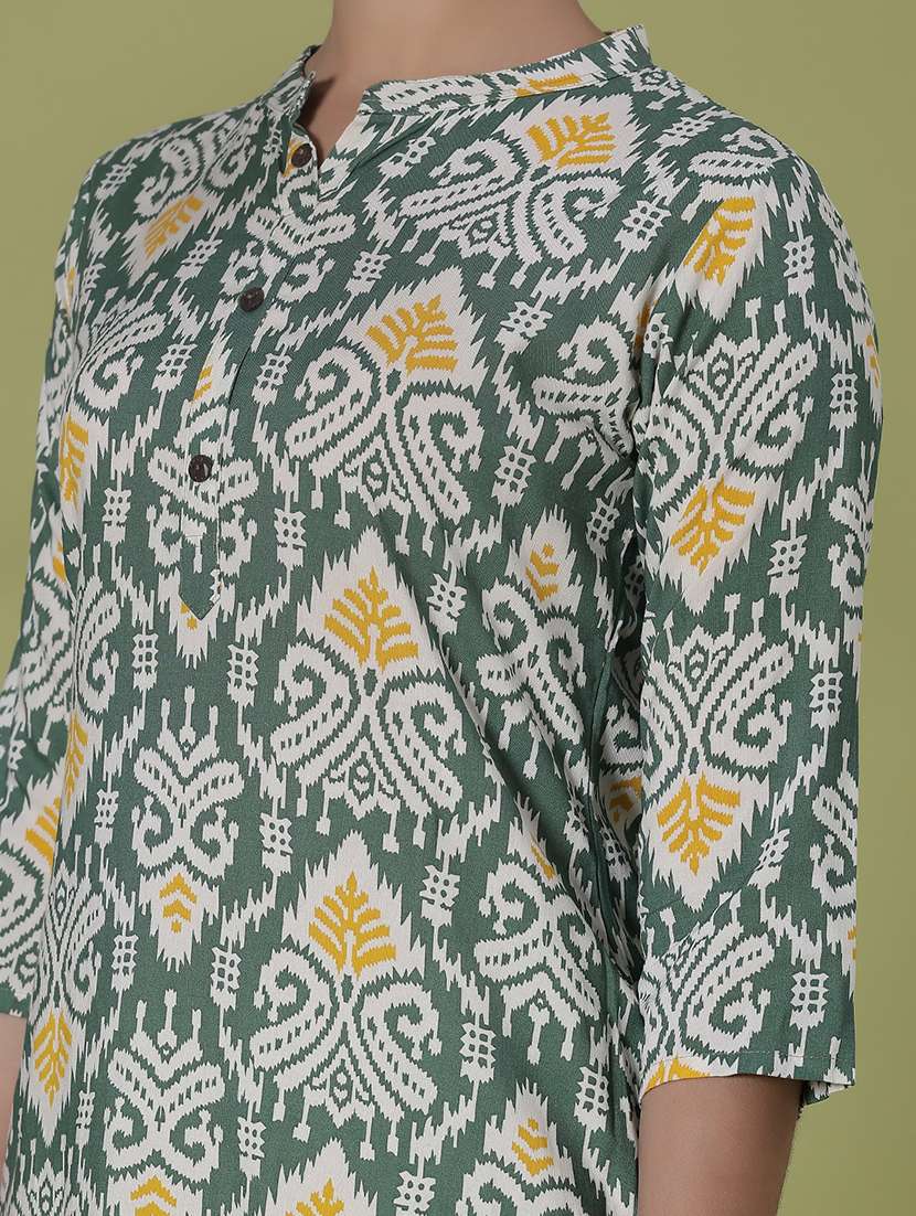 women printed kurta and palazzo set - 21958170 -  Standard Image - 5