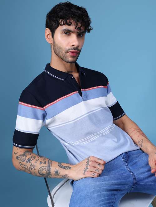 light blue poly cotton tshirt - 21958217 -  Standard Image - 0