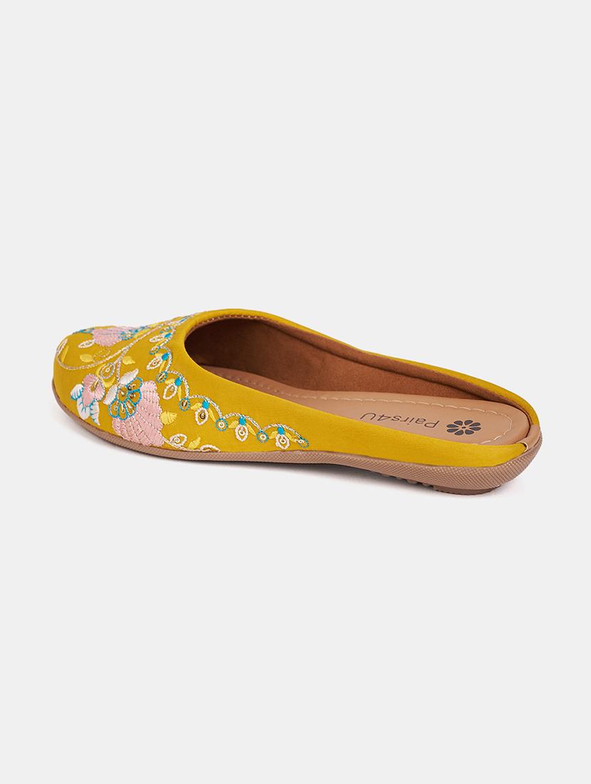 women embroidered slip on mule - 21958236 - Standard Image - 3