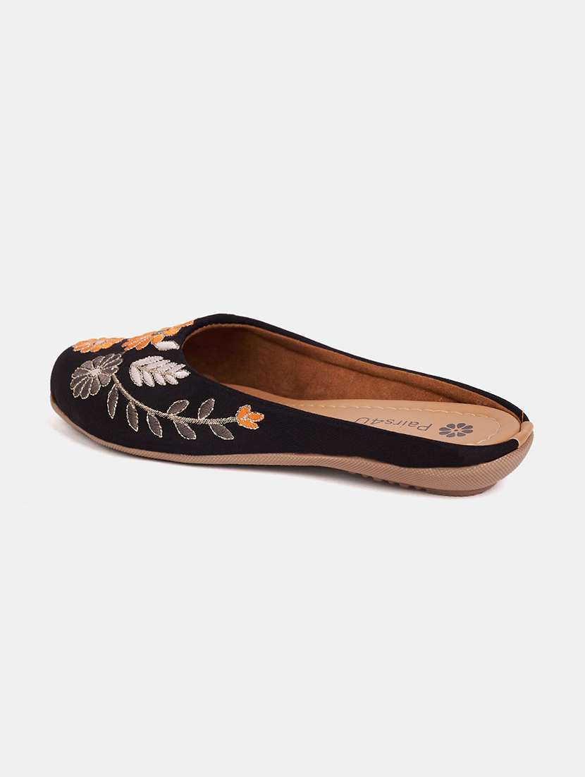 women embroidered slip on mule - 21958238 - Standard Image - 3