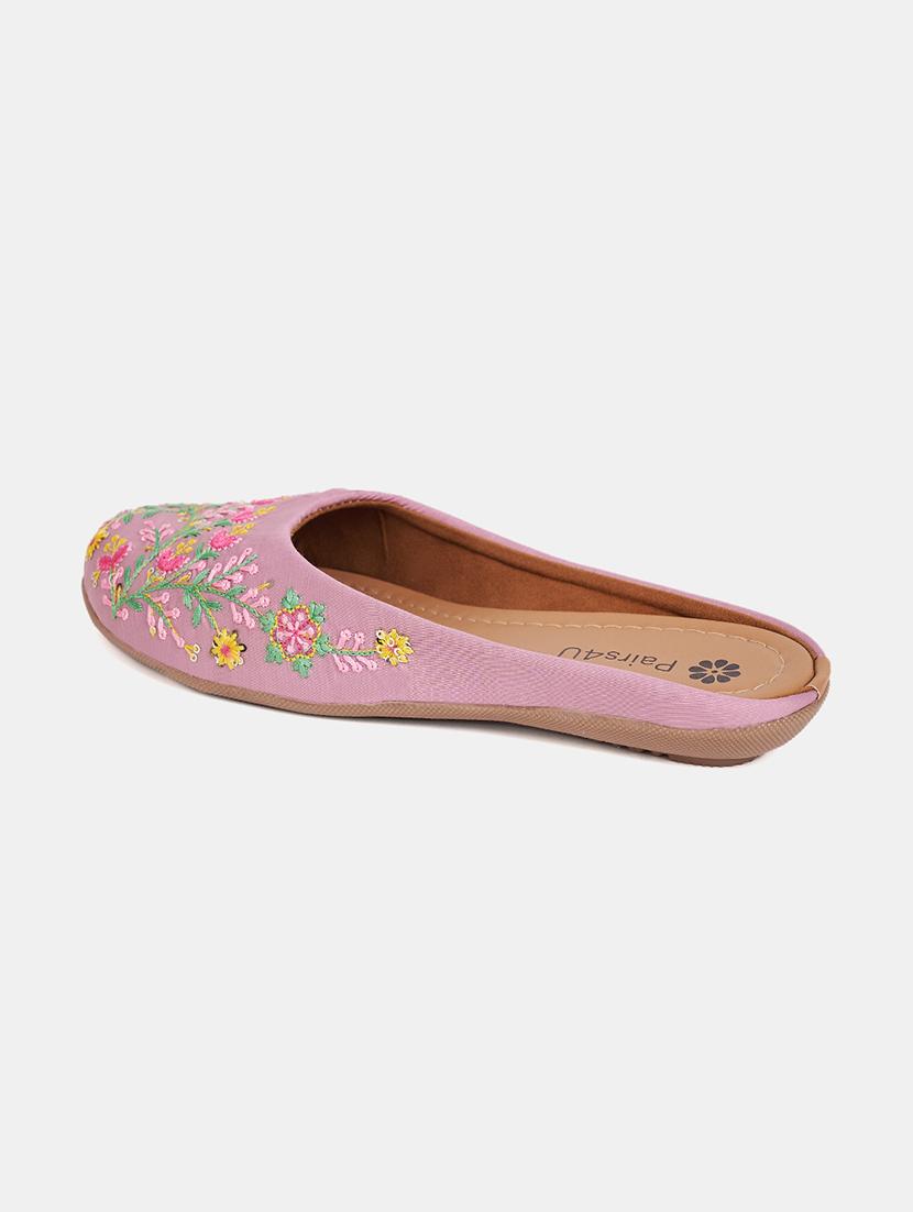 women embroidered slip on mule - 21958244 - Standard Image - 3