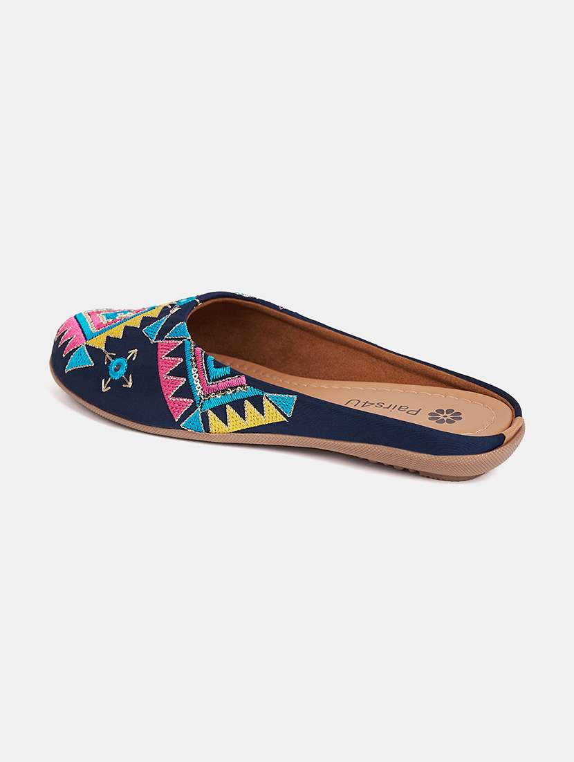 women embroidered slip on mule - 21958251 -  Standard Image - 3