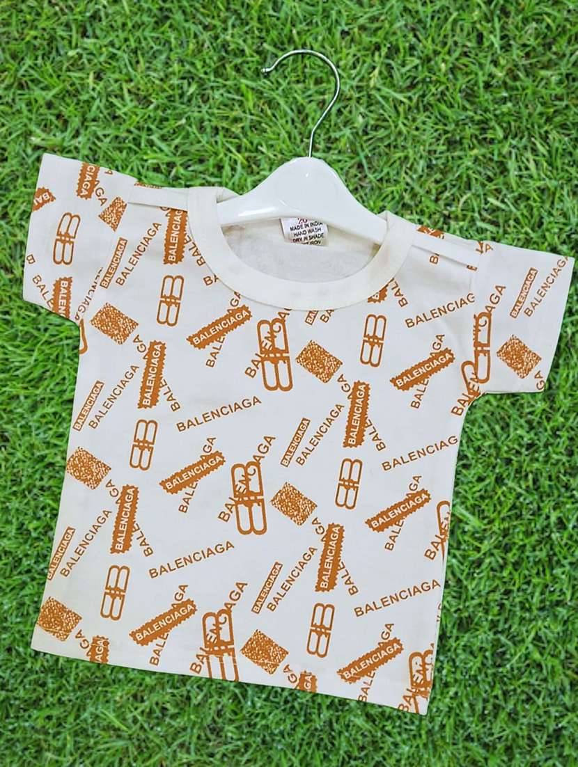 boys printed t-shirt & dungaree casual wear set - 21958412 -  Standard Image - 3