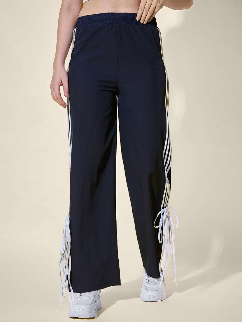 women tapered high rise regular track pant