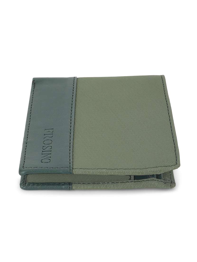 men green leatherette wallet - 21958467 -  Standard Image - 3