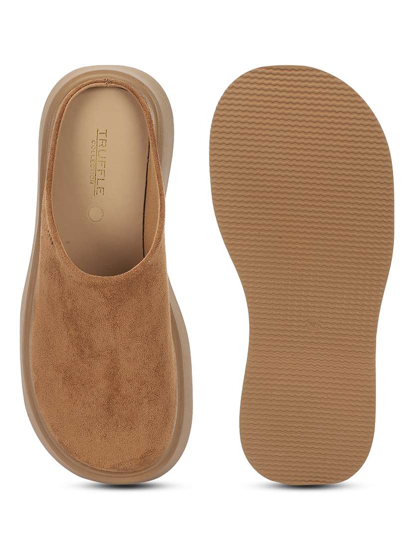 women tan slip on mule - 21958484 - Standard Image - 5