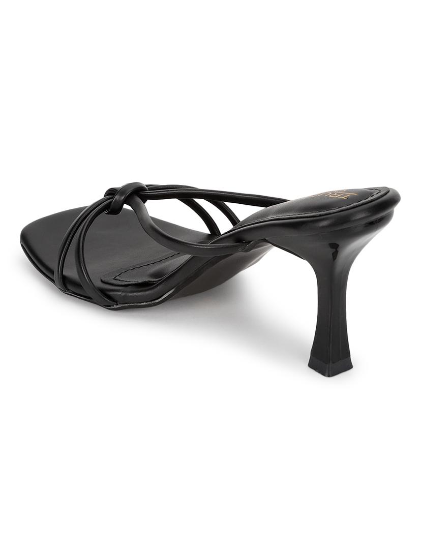 women black slip on sandal - 21958491 - Standard Image - 3