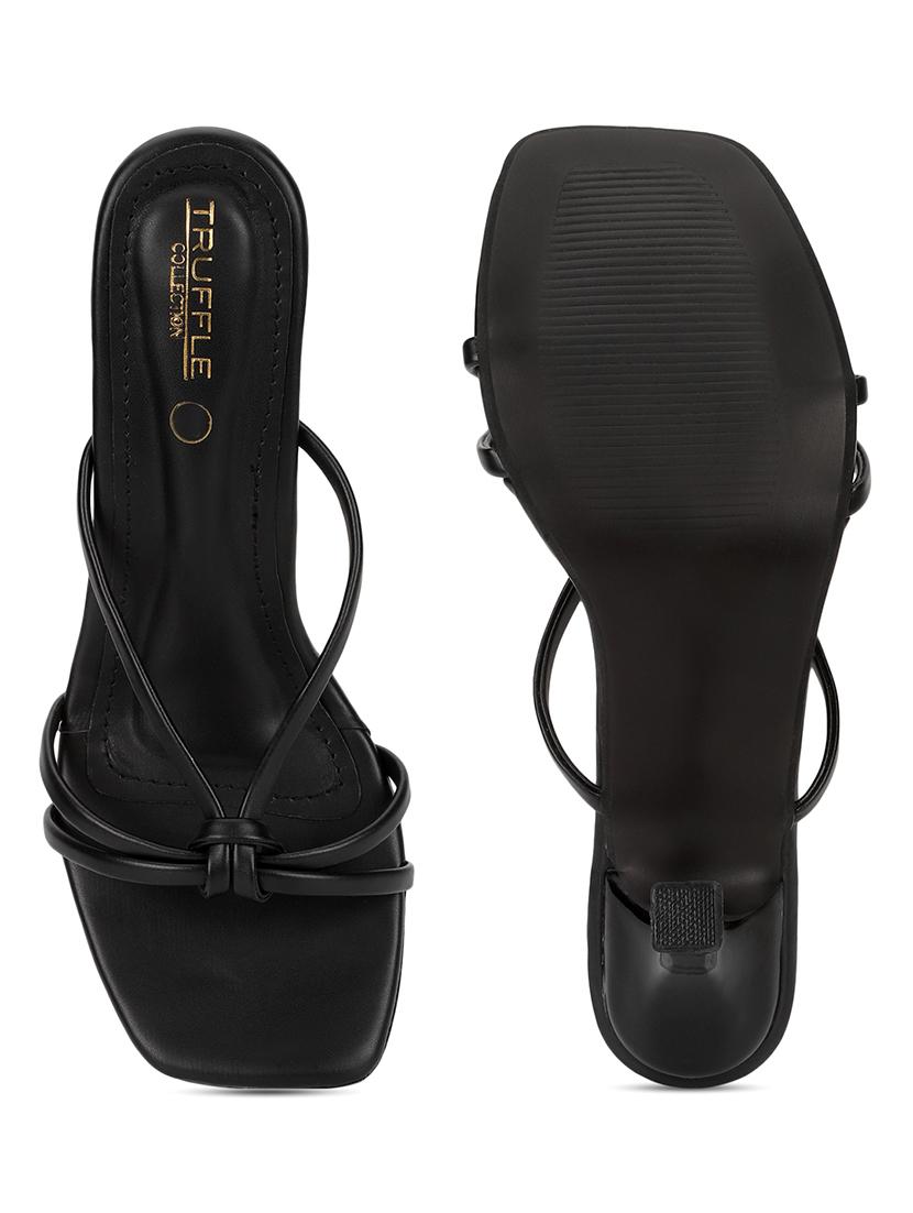 women black slip on sandal - 21958491 - Standard Image - 5