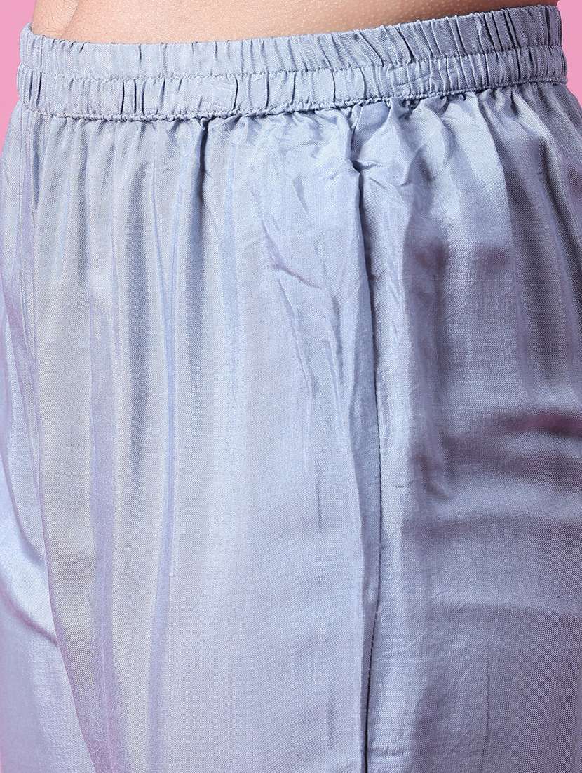 women three quarter sleeve kurta pant with dupatta set - 21958714 -  Standard Image - 5