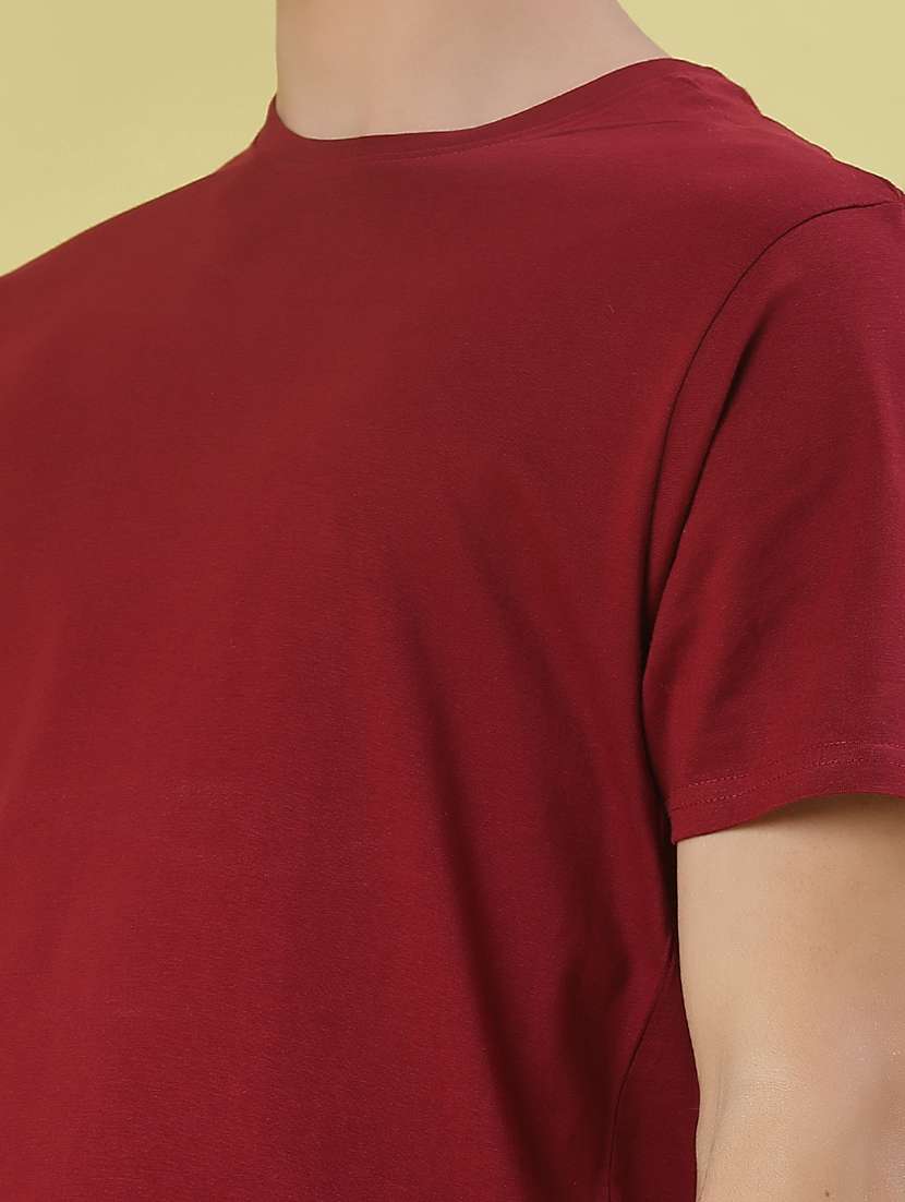 men solid short sleeve regular fit t-shirt - 21958854 -  Standard Image - 3