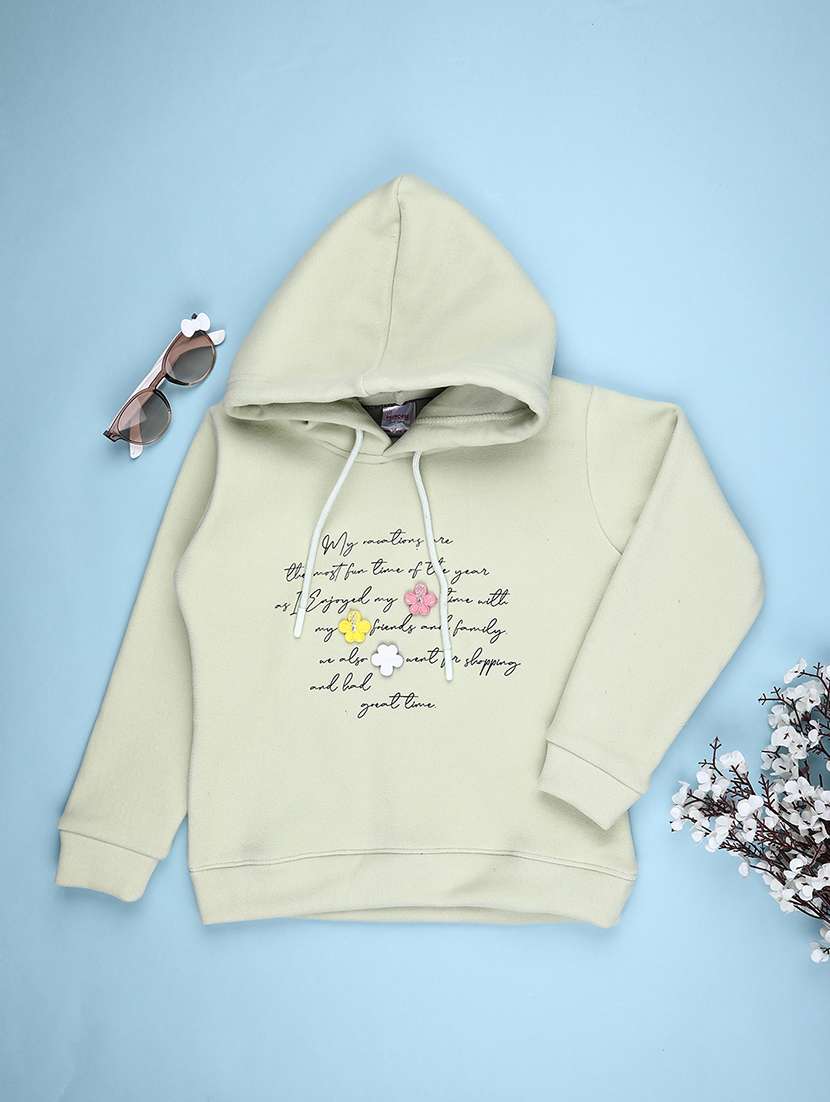 girls printed long sleeve swwatshirt 