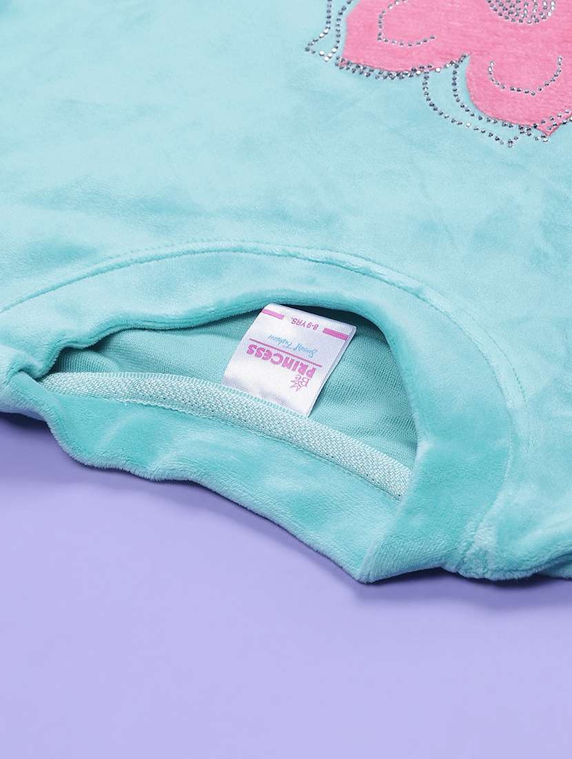 girls front print round neck sweatshirt  - 21958899 -  Standard Image - 3