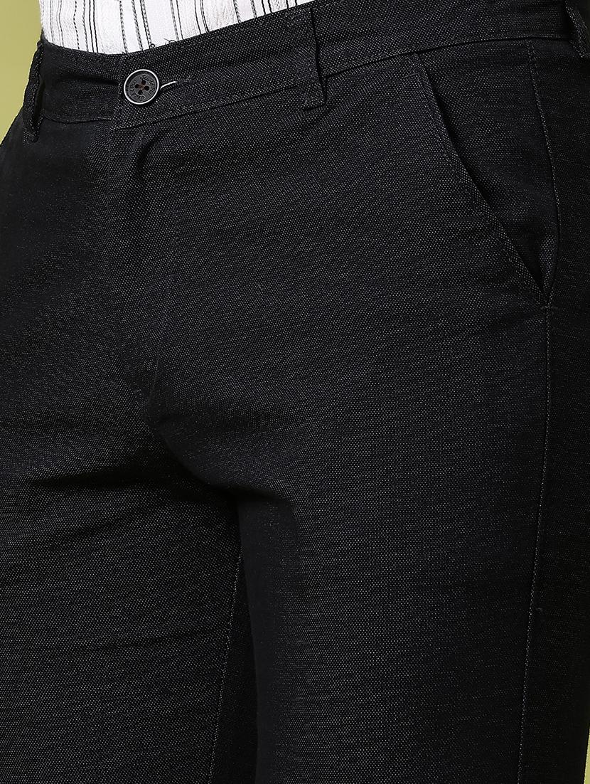men solid mid rise flat front casual chinos - 21959339 - Standard Image - 5