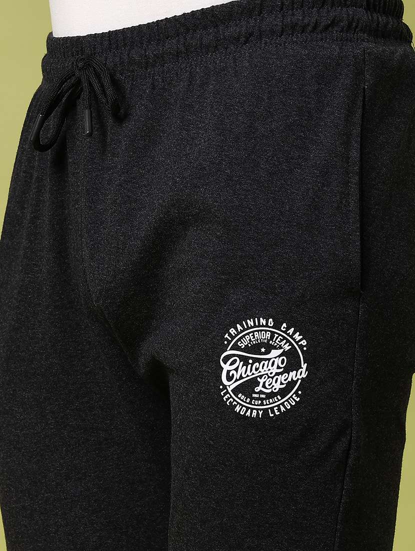 men solid mid rise full length track pant - 21959346 -  Standard Image - 5