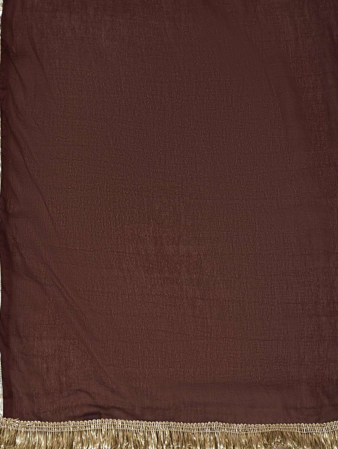 women three quarter sleeve kurta sharara with dupatta set - 21959511 -  Standard Image - 5