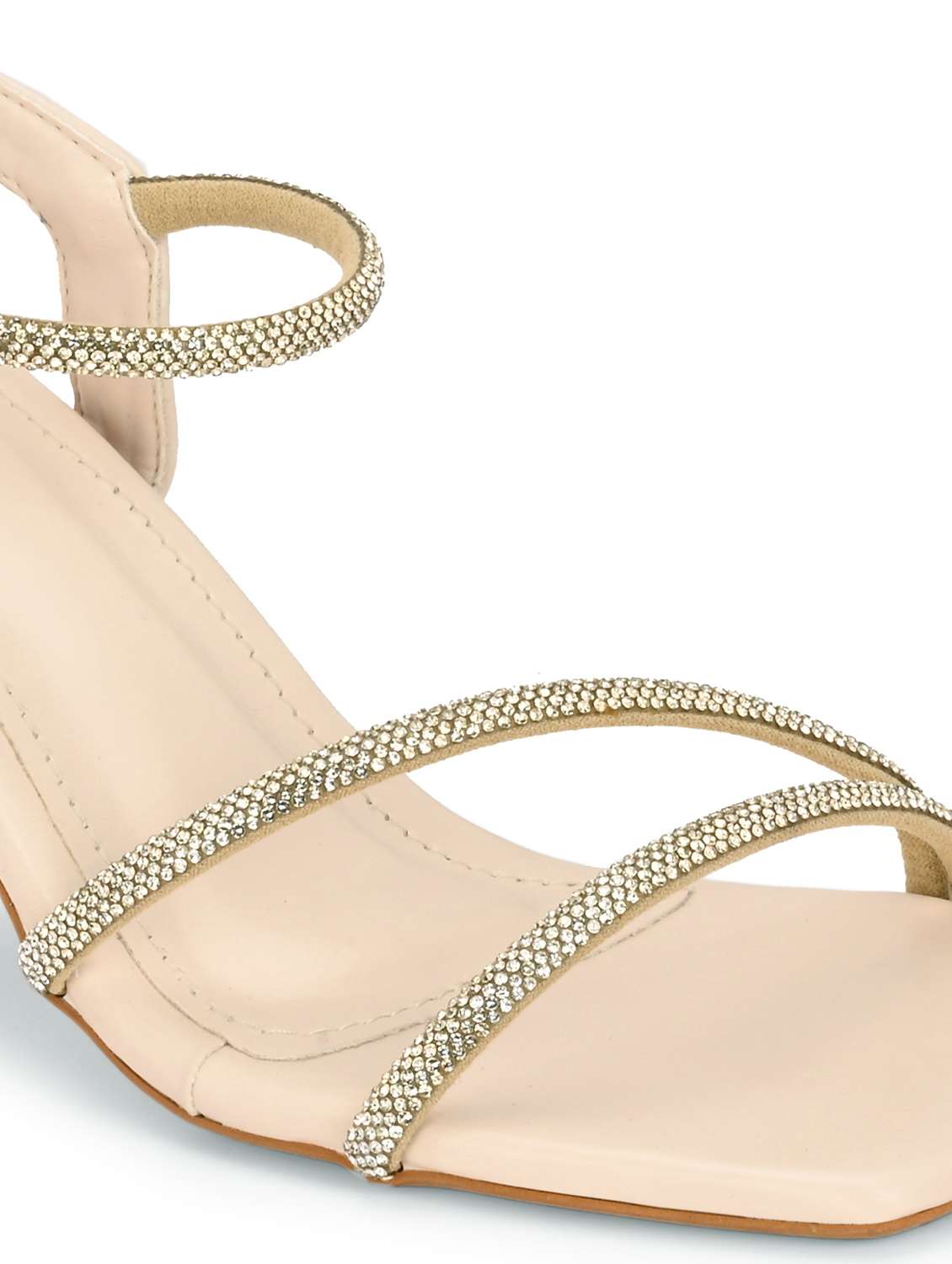 women cream ankle strap sandal - 21959647 -  Standard Image - 5