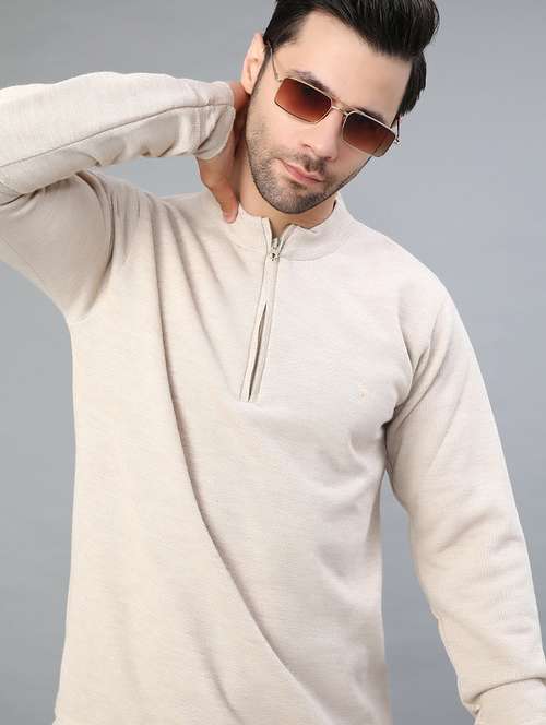 men solid long sleeve regular fit pullover  - 21959709 -  Standard Image - 0