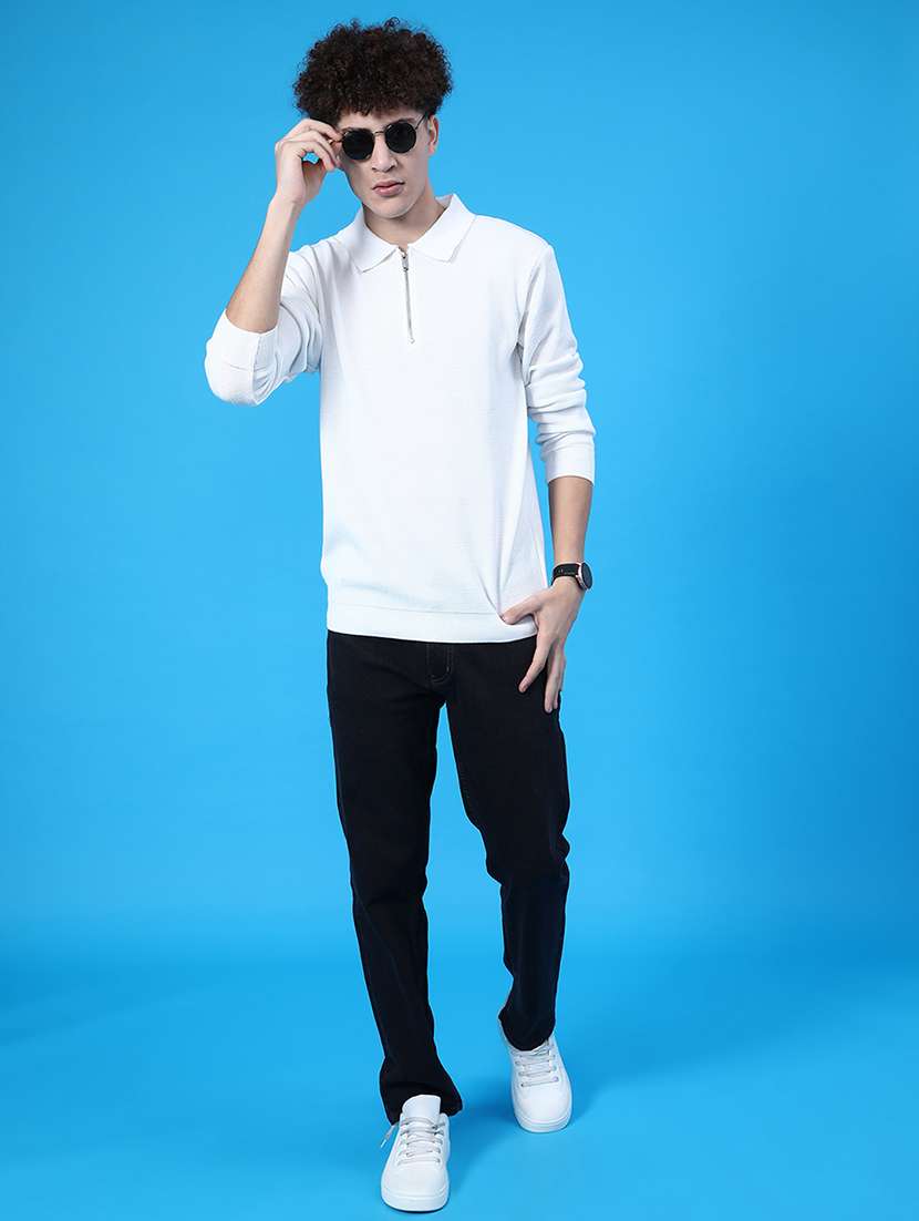 men self design long sleeve regular fit pullover - 21959744 -  Standard Image - 5