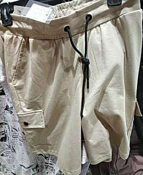 olive cotton poly lycra short - 21959760 - Standard Image - 0