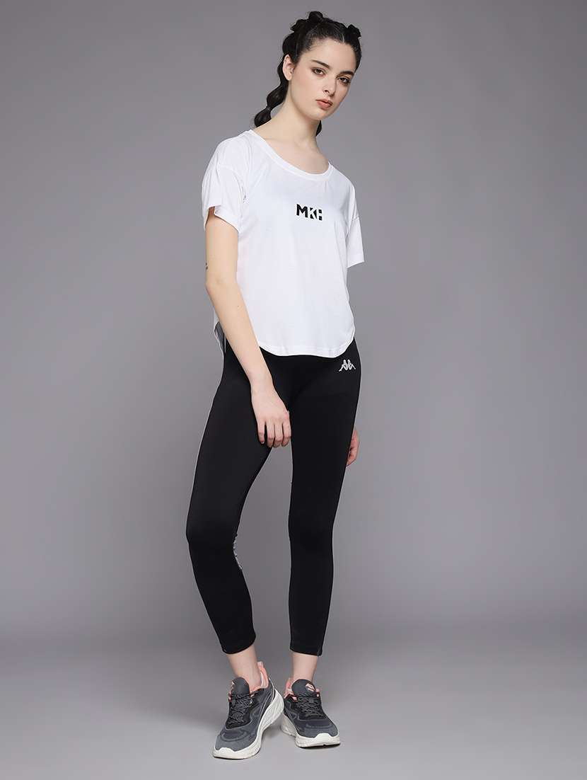 women typography prnted dri-fit sports t-shirt - 21959860 -  Standard Image - 5