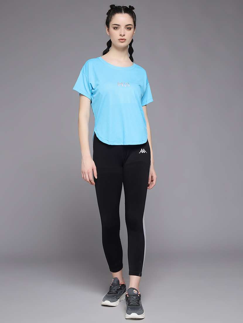 women typography printed dri-fit sports t-shirt - 21959864 -  Standard Image - 5