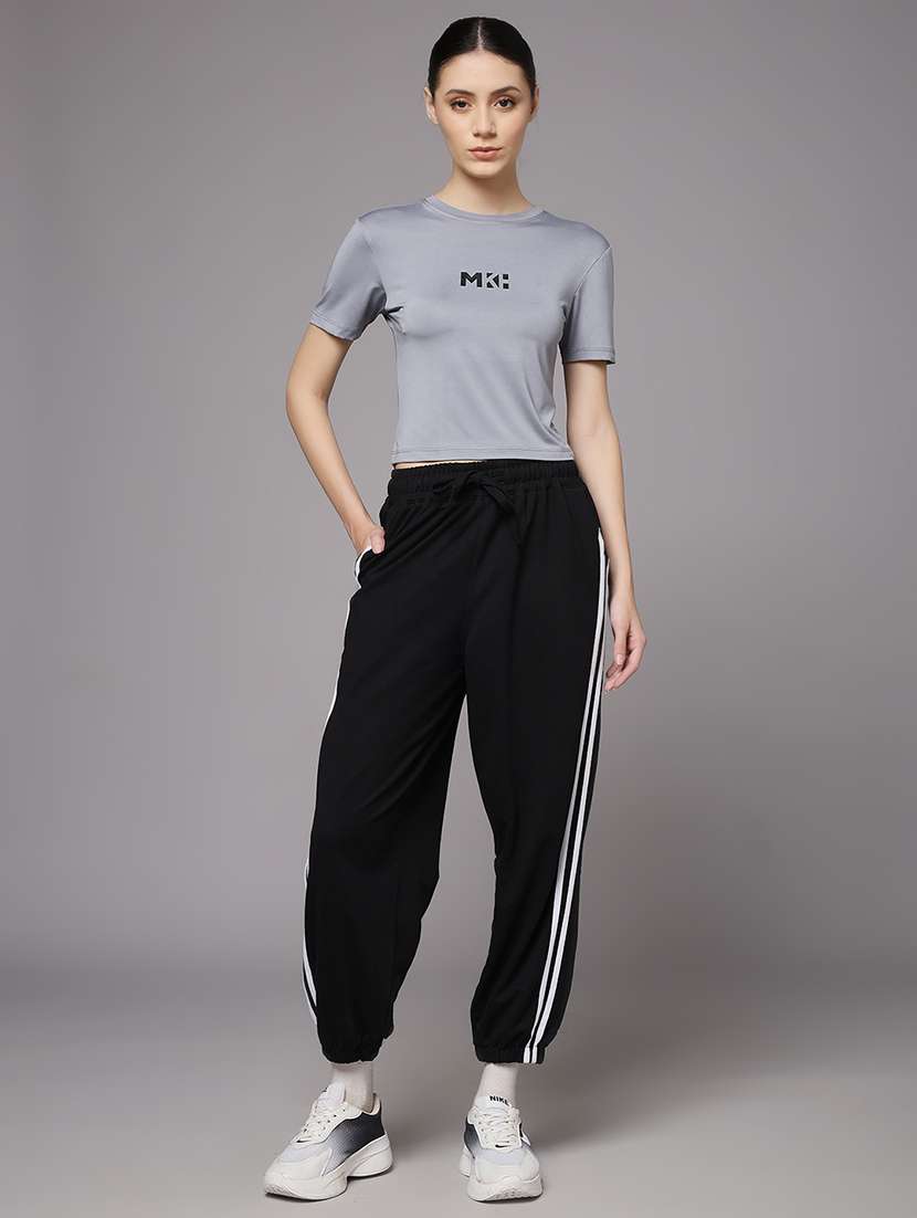 women printed dri-fit crop sports t-shirt - 21959873 -  Standard Image - 5