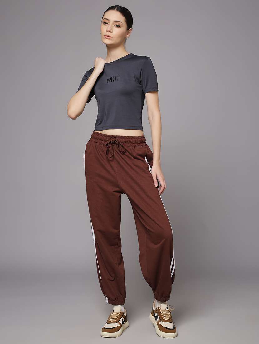 women printed dri-fit crop sports t-shirt - 21959874 -  Standard Image - 5