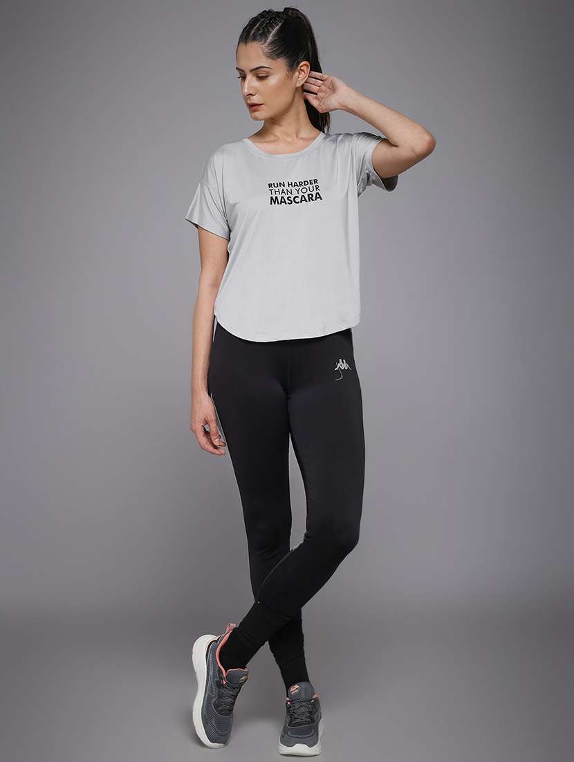 women typography prnted dri-fit sports t-shirt - 21959882 -  Standard Image - 5