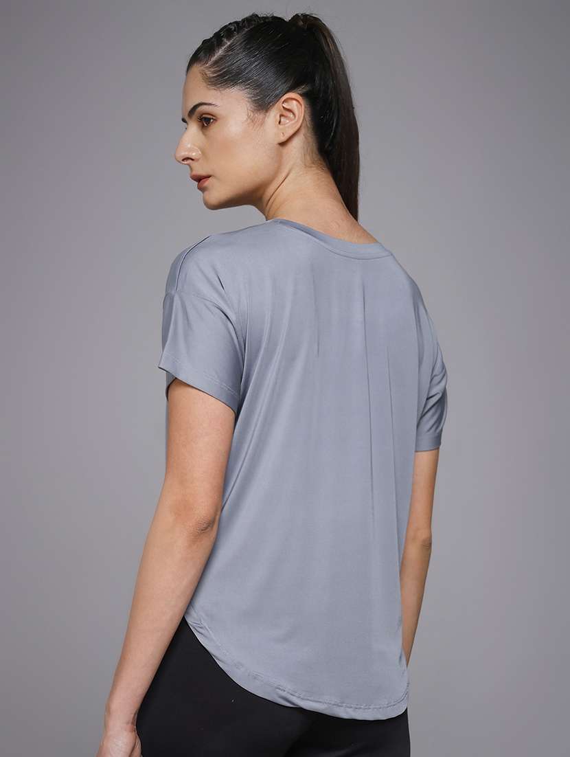 women typography prnted dri-fit sports t-shirt - 21959909 -  Standard Image - 3