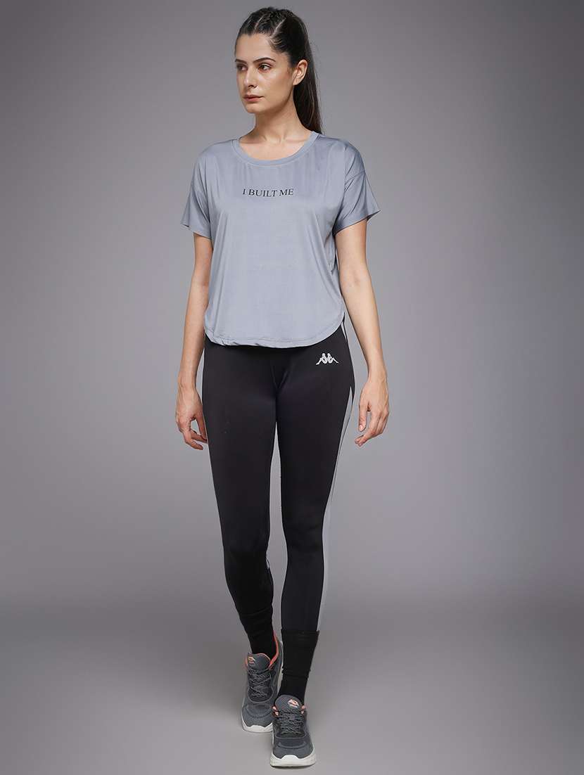 women typography prnted dri-fit sports t-shirt - 21959909 -  Standard Image - 5