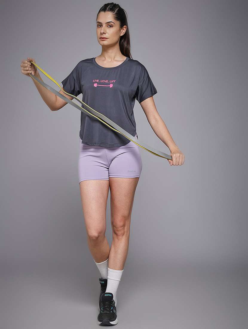 women typography prnted dri-fit sports t-shirt - 21959941 -  Standard Image - 5