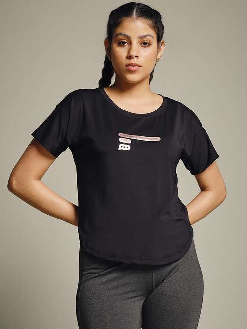 placement print round neck t-shirt - 21959980 -  Standard Image - 0