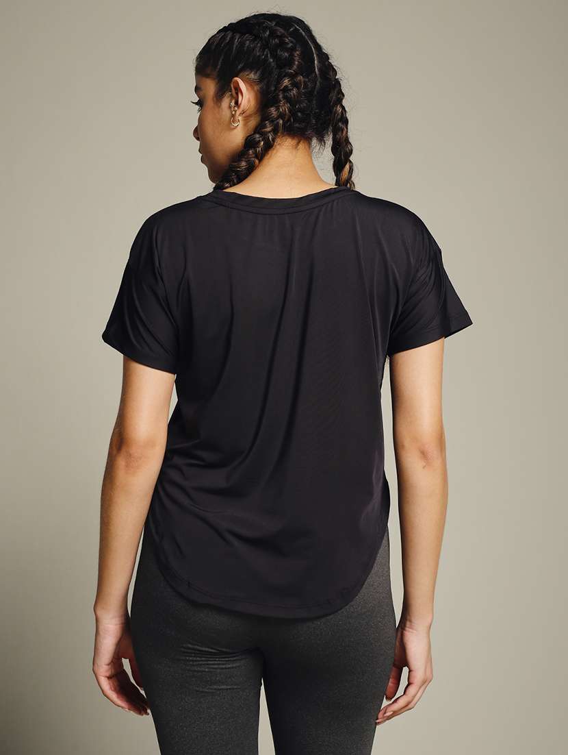 placement print round neck t-shirt - 21959980 -  Standard Image - 3