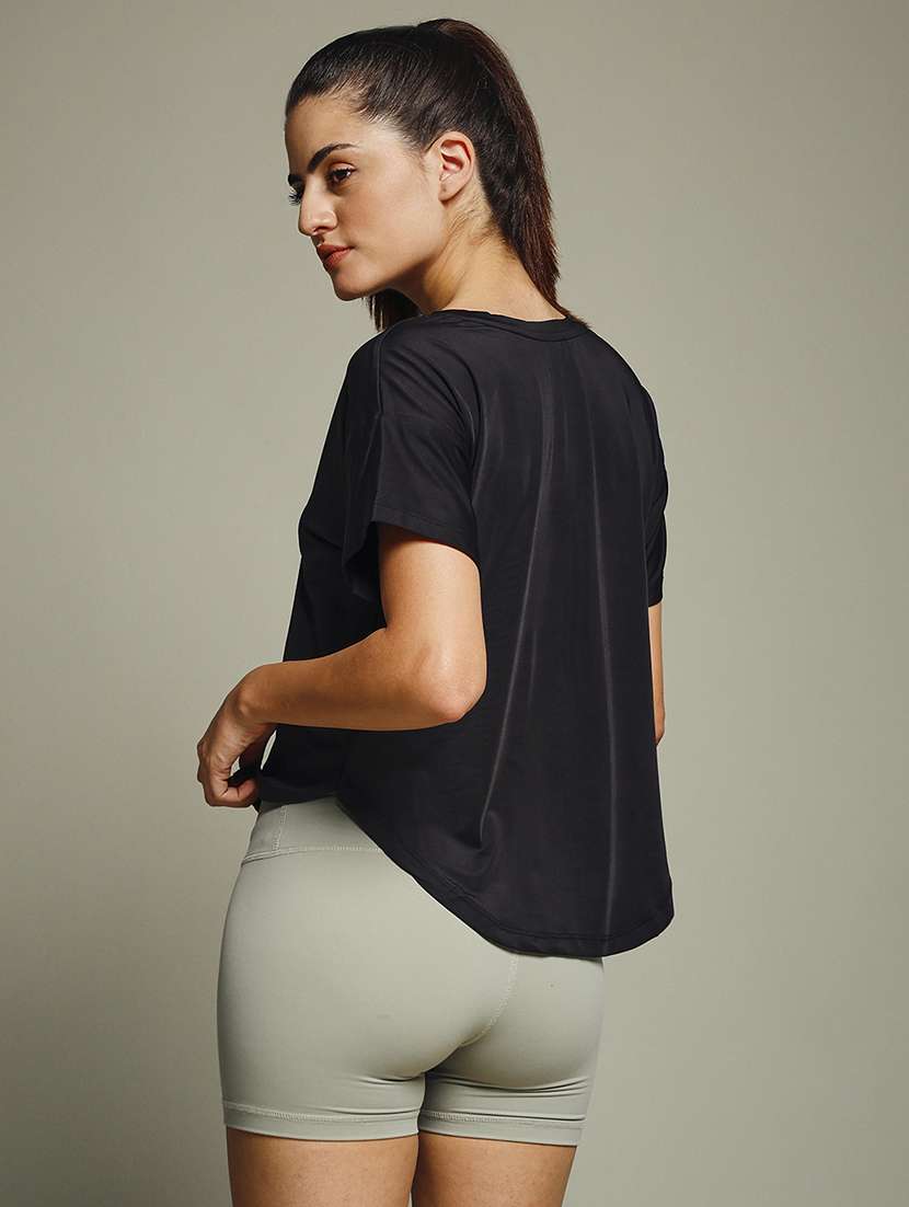 women typography prnted dri-fit sports t-shirt - 21960043 -  Standard Image - 3