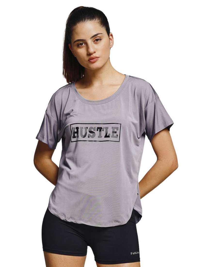 women printed dri-fit sports t-shirt