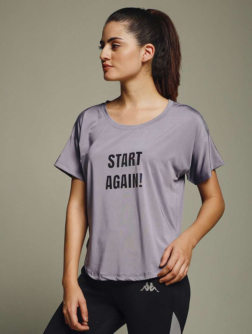 women printed dri-fit sports t-shirt