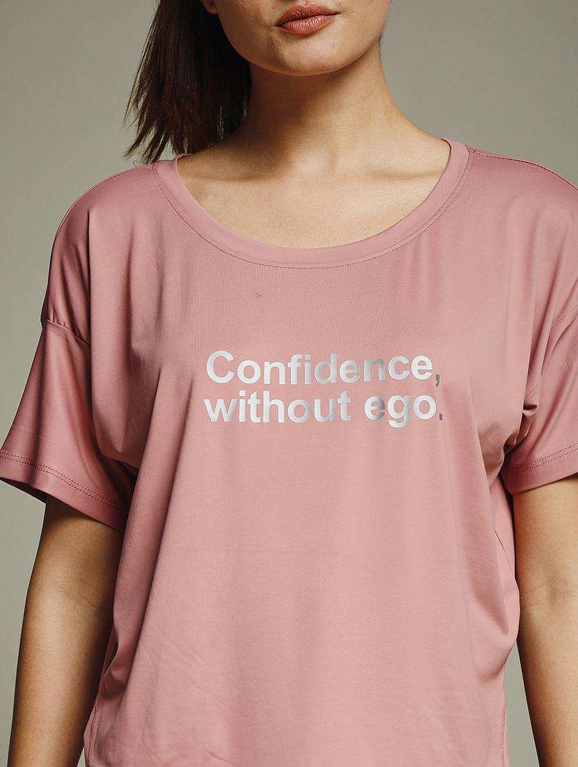 women typography prnted dri-fit sports t-shirt - 21960161 - Standard Image - 3