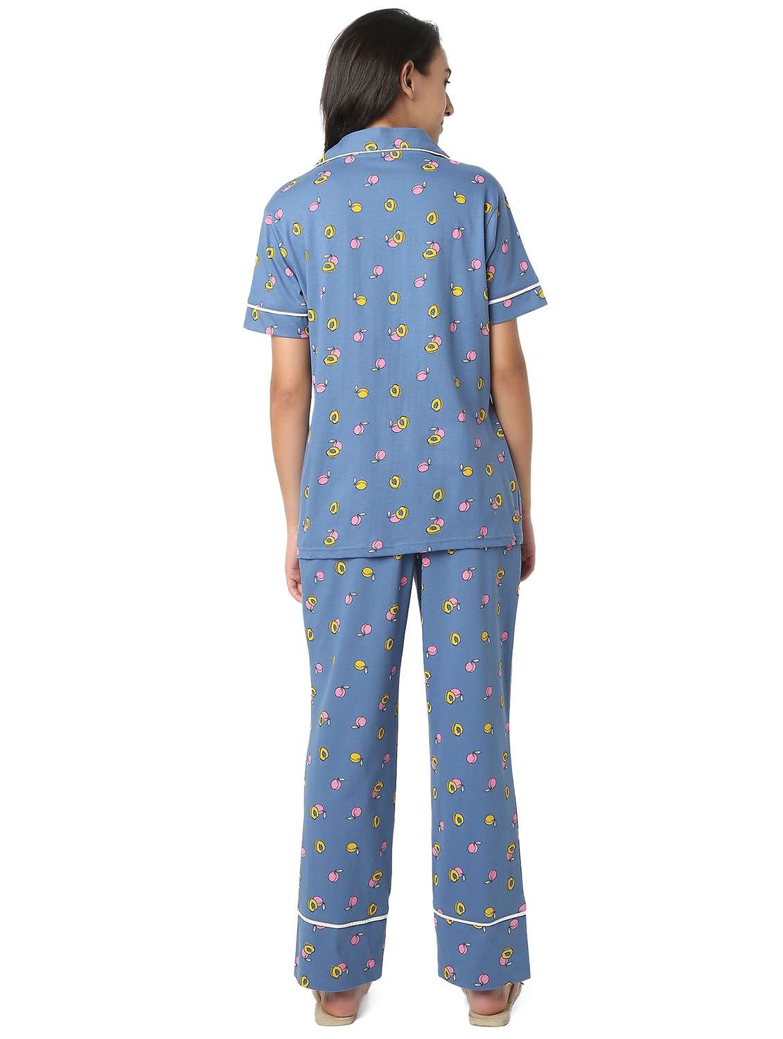 women printed nightwear pyjama set - 21960172 -  Standard Image - 3