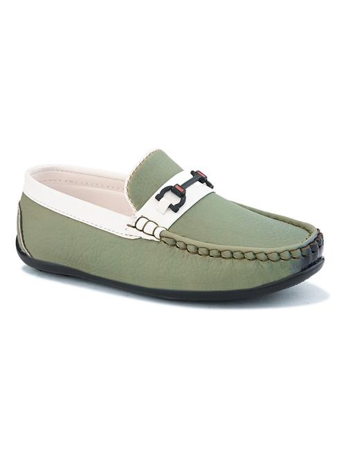 boys solid leatherette slip on loafer - 21960183 - Standard Image - 0