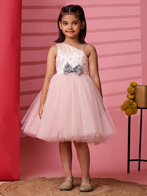 girls embellished sleeveless fit & flare dress - 21960345 - Standard Image - 0