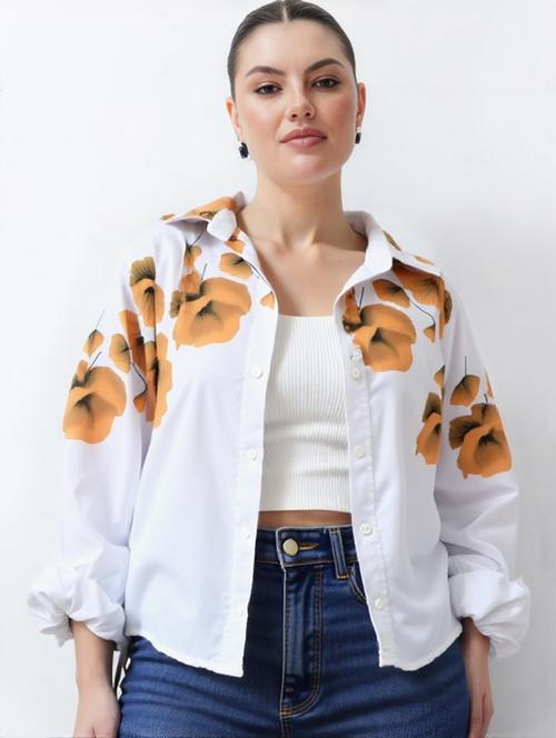 women floral long sleeve regular fit shirt - 21960539 -  Standard Image - 0