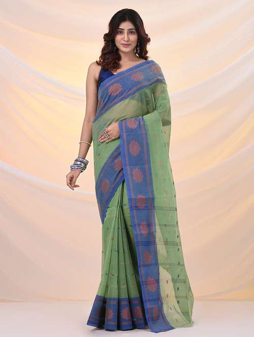 women self design tant saree - 21961426 - Standard Image - 0