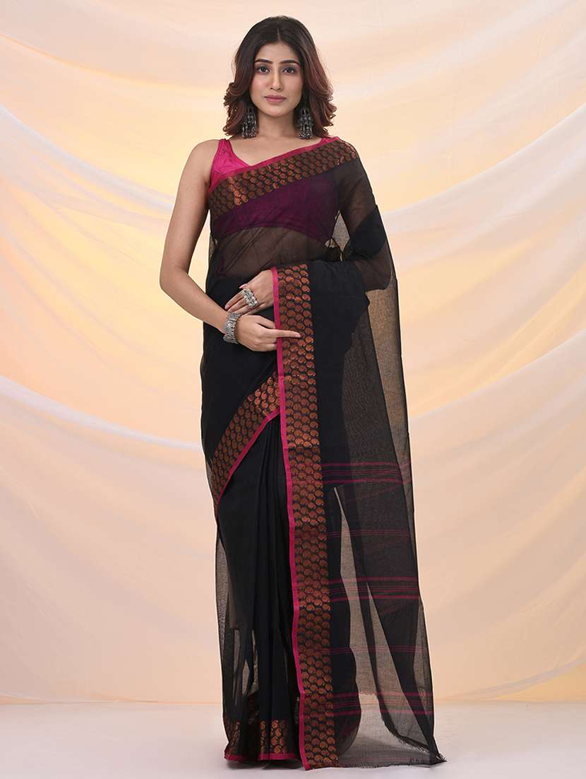 women self design tant saree - 21961428 - Zoom Image - 0