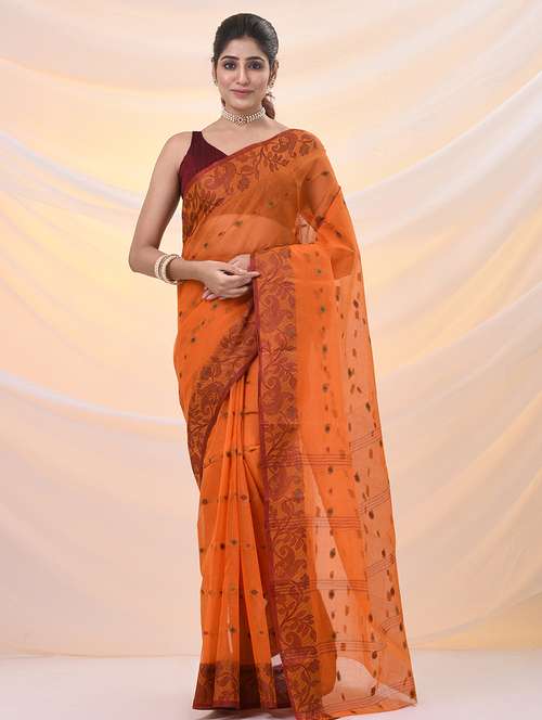 women self design tant saree - 21961432 - Standard Image - 0